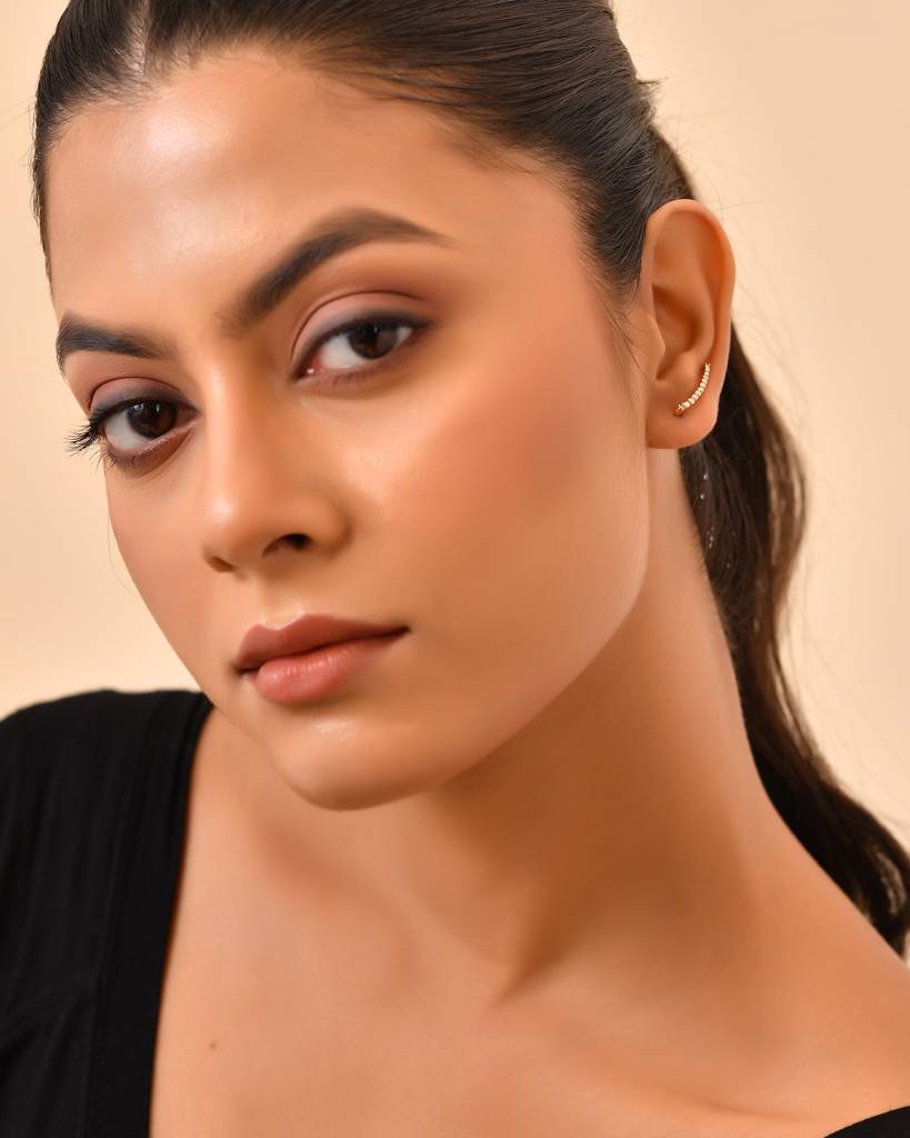 Spark Climber Earrings : JEW-EAR-GLD-001