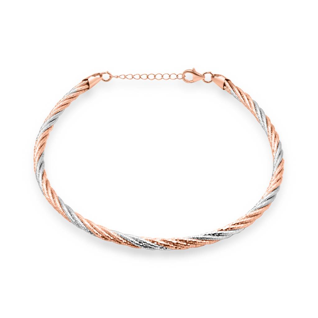 Sleek 925 Sterling Silver Link Anklet For A Sophisticated, Versatile Touch To Any Summer Look : AK1021