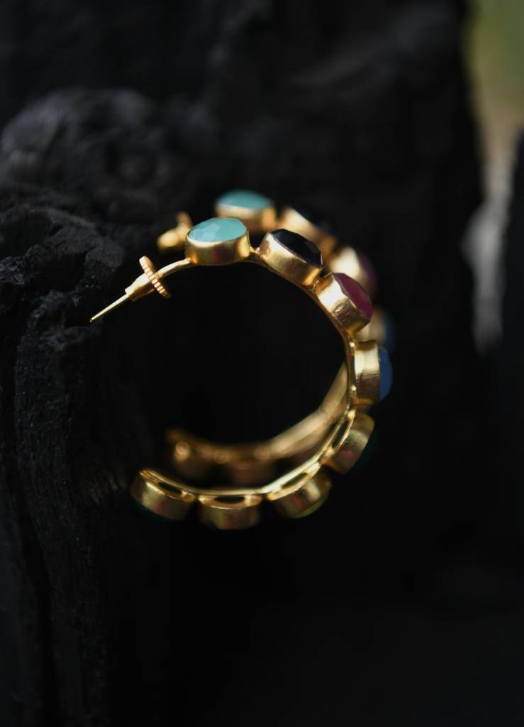 Emily Rainbow Hoops : GRE35