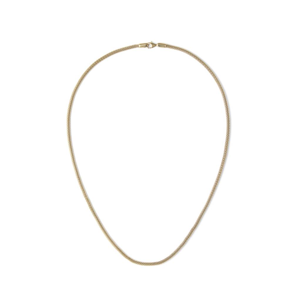 Daniel Wellington Tide Mesh Gold Metal Necklace : DW00401099