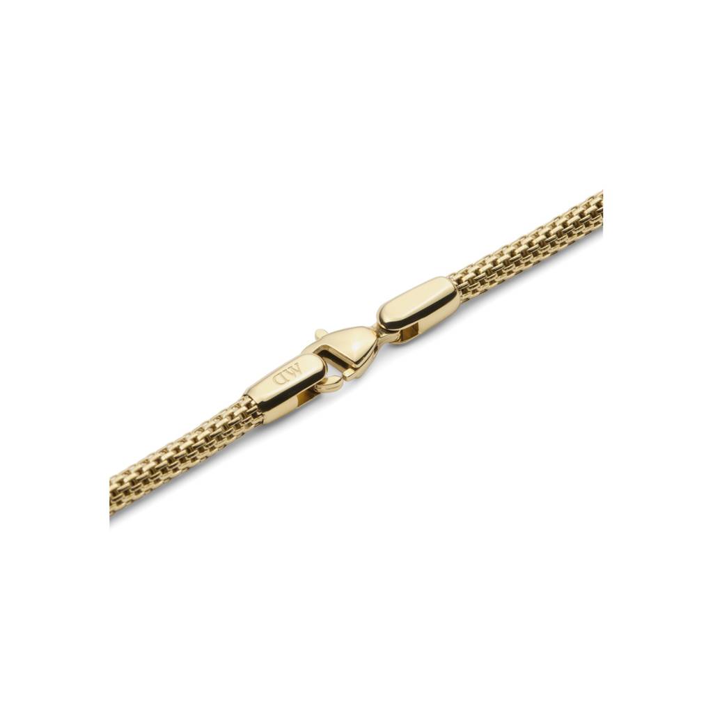 Daniel Wellington Tide Mesh Gold Metal Necklace : DW00401099