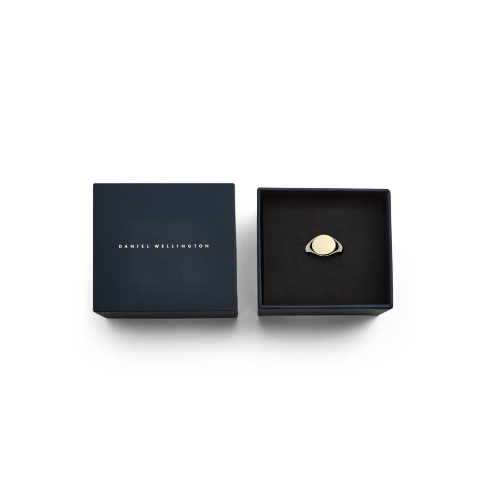 Daniel Wellington Classic Signet Gold Metal Ring Unisex : DW00401178