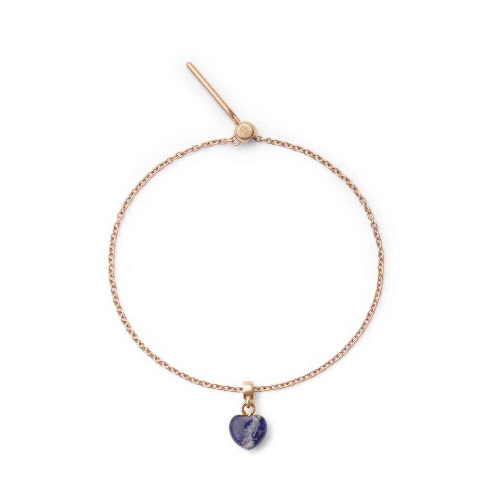 Daniel Wellington Heart Blue Spot Metal Charm For Women : DW00401480