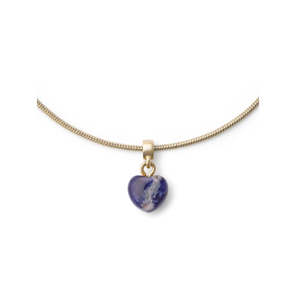 Daniel Wellington Heart Blue Spot Metal Charm For Women : DW00401481