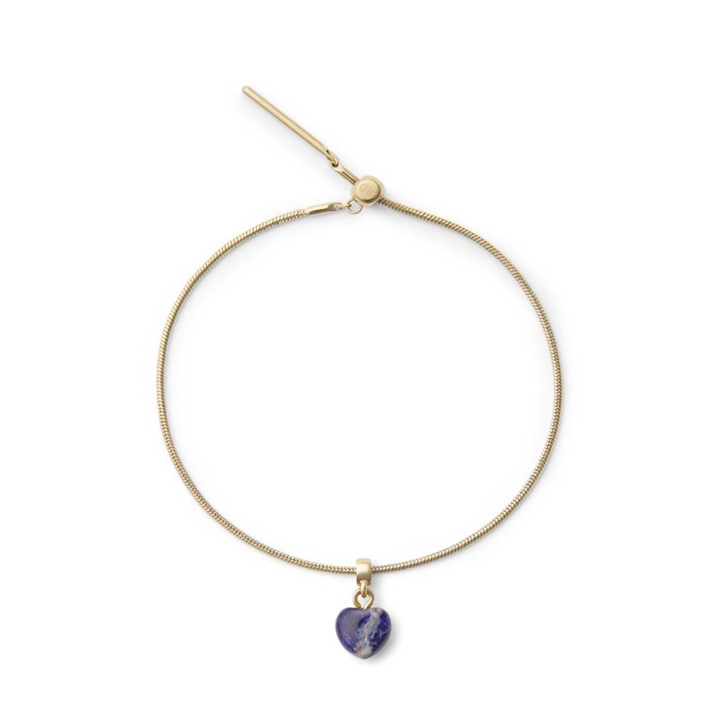 Daniel Wellington Heart Blue Spot Metal Charm For Women : DW00401481