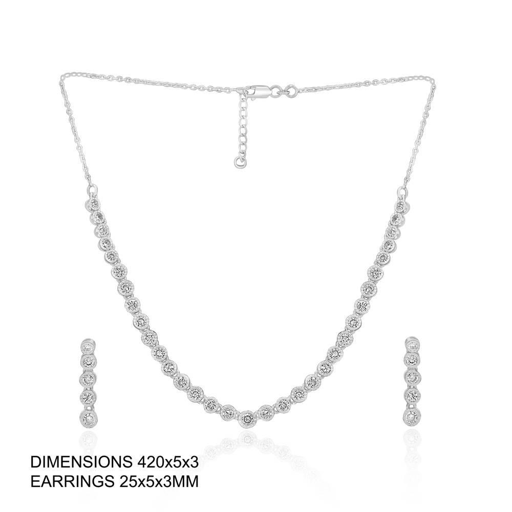 925 Pure Silver Necklace-Nl1003 : NL1003