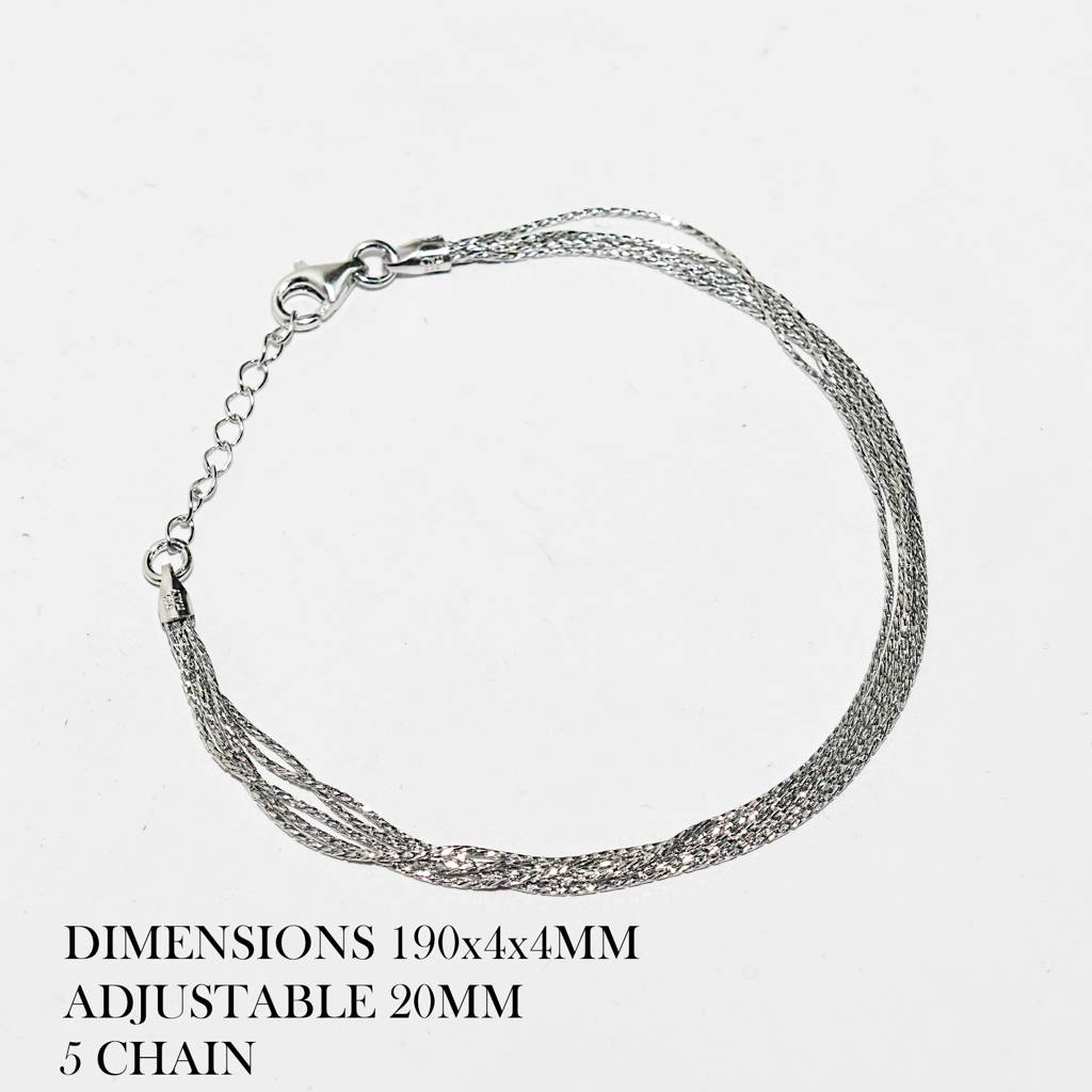 925 Pure Silver Bracelet- Br1049 : BR1049