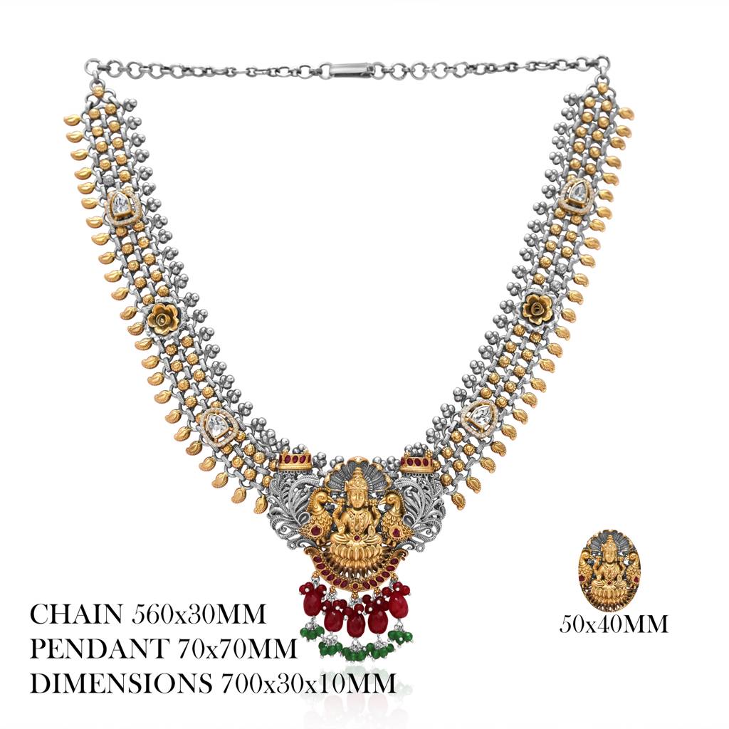 925 Pure Antique Silver Tribal Necklace | Iconic Antique Jewelry For Women : NL1043