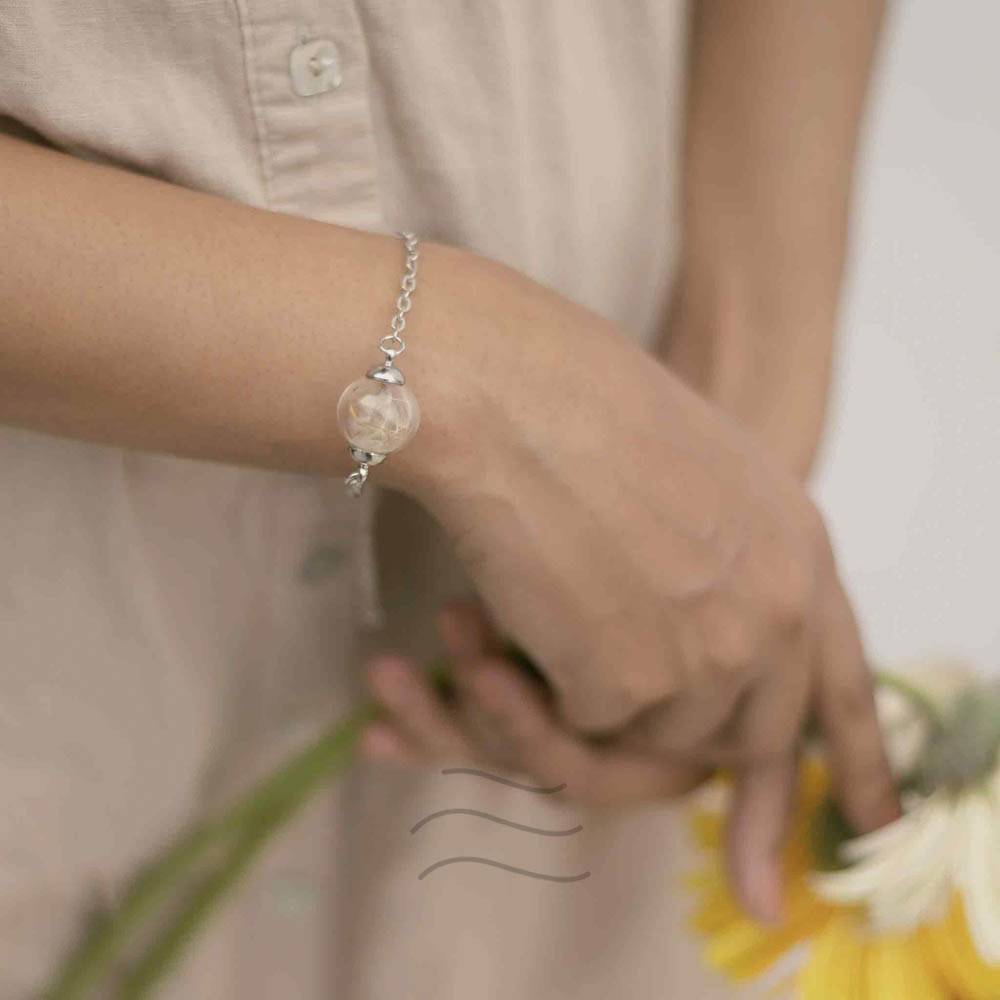 Dandelion Bracelet- Make A Wish : LA-DFDK-MAW-SL-01