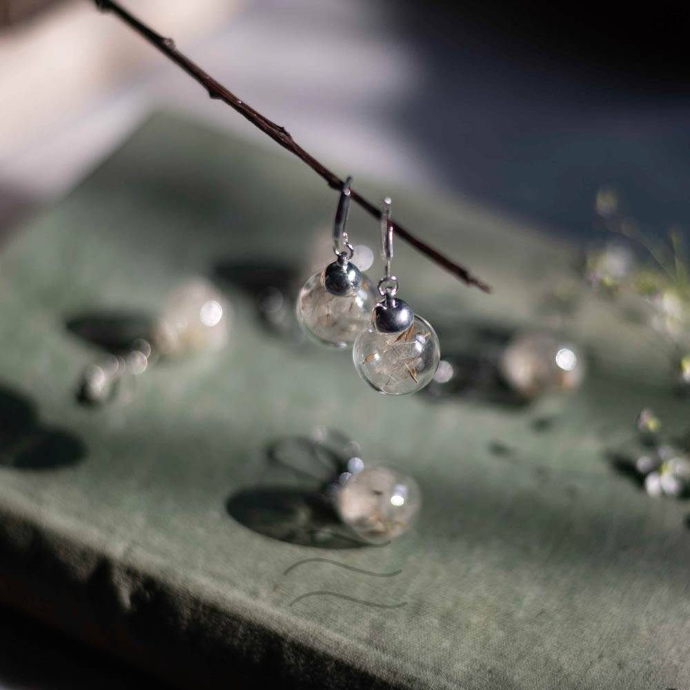 Dandelion Dangler Earrings : LA-DA-DD-EA-SI