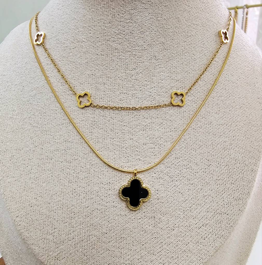 Danna Layered Necklace : TAA-9708118180118-NECKLACE