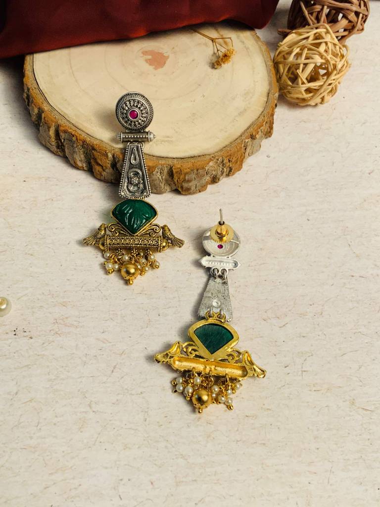 Charming Gone Dualtone Earring : DualToneEarring24(120)