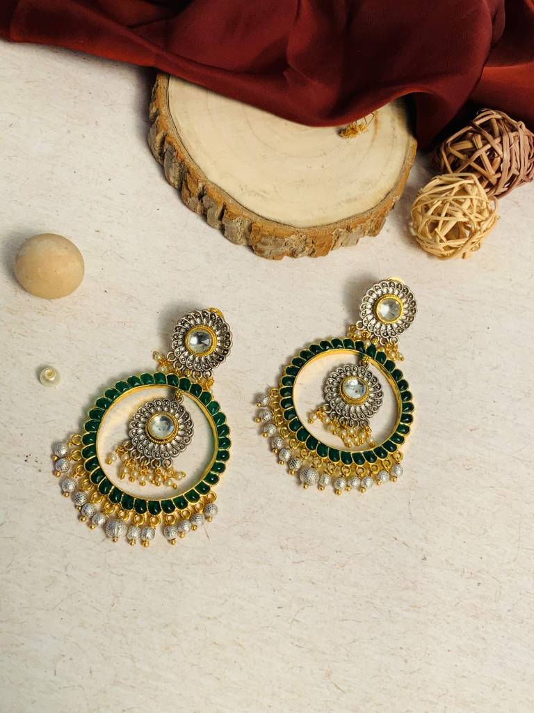 Mesmerizing Dualtone Earring : DualToneEarring26(235)