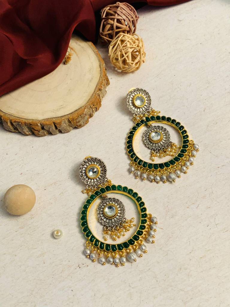 Mesmerizing Dualtone Earring : DualToneEarring26(235)