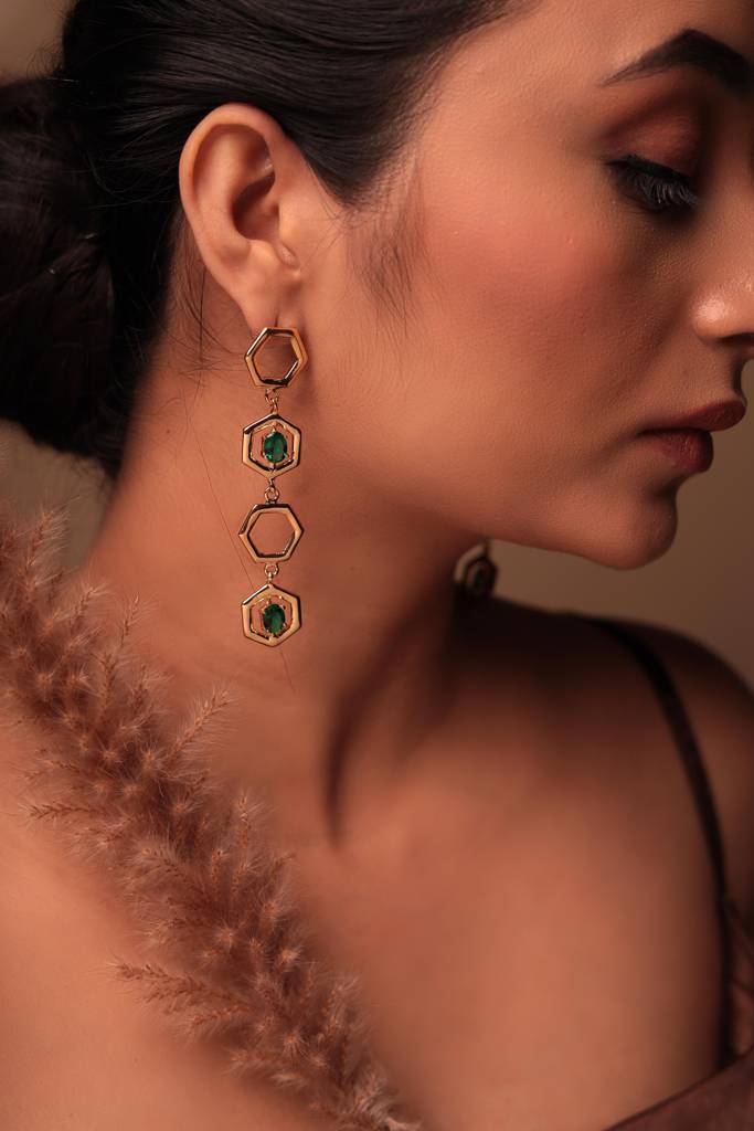 Hexa Nano Earrings : E-559