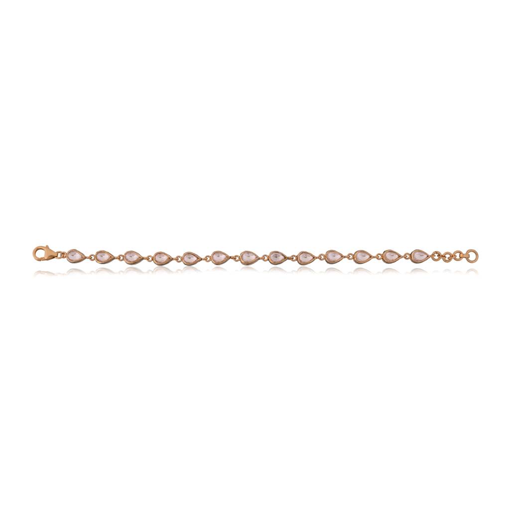 Noorie Bracelet In Jadau With Meenakari : E-BRA-109
