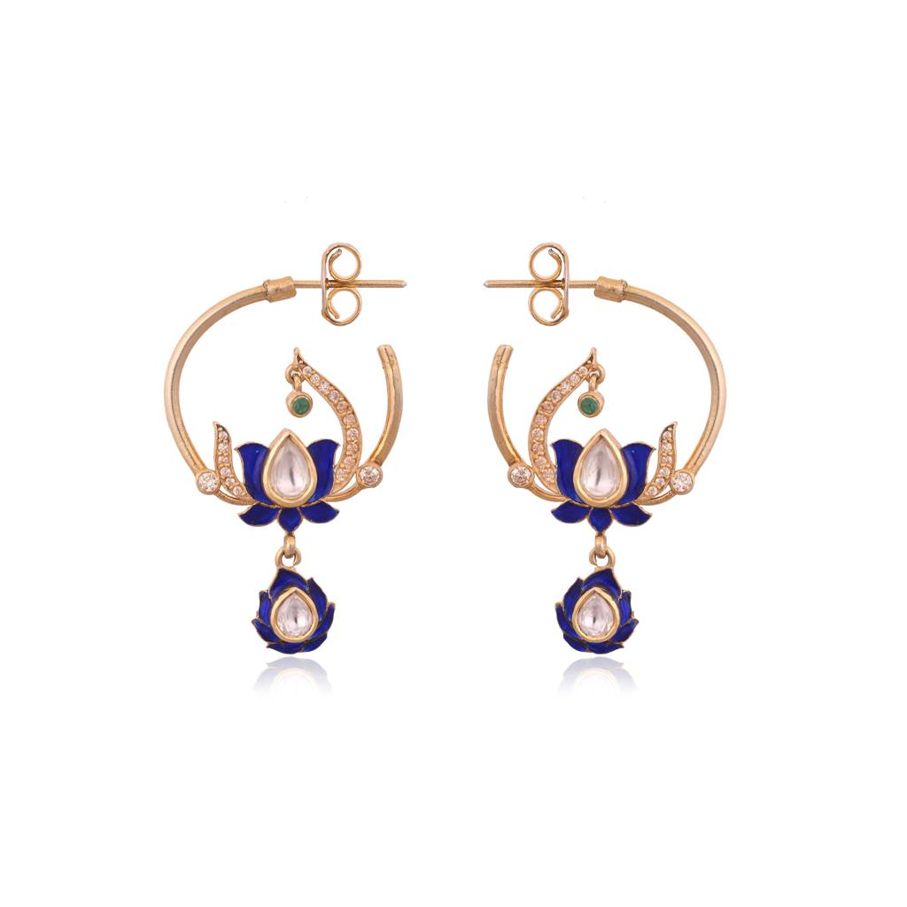 Neel Kamal Polki Lotus Hoops : E-E-106