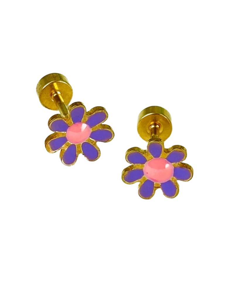 Daisy Second Piercing Studs : E-FL-4-P