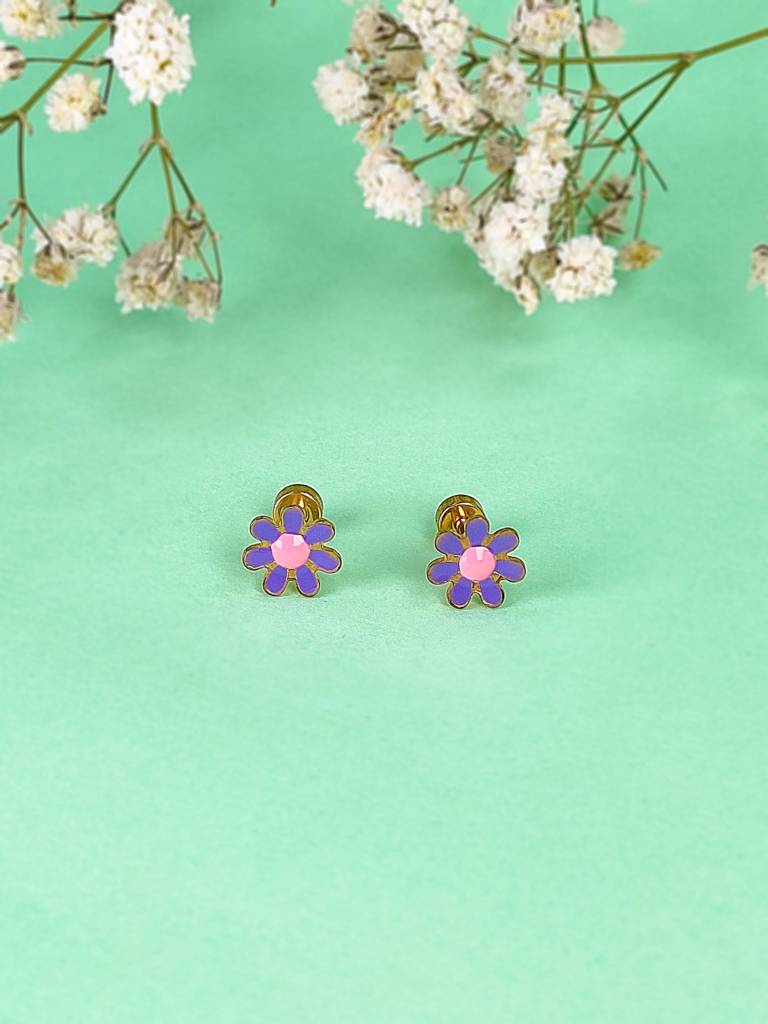 Daisy Second Piercing Studs : E-FL-4-P