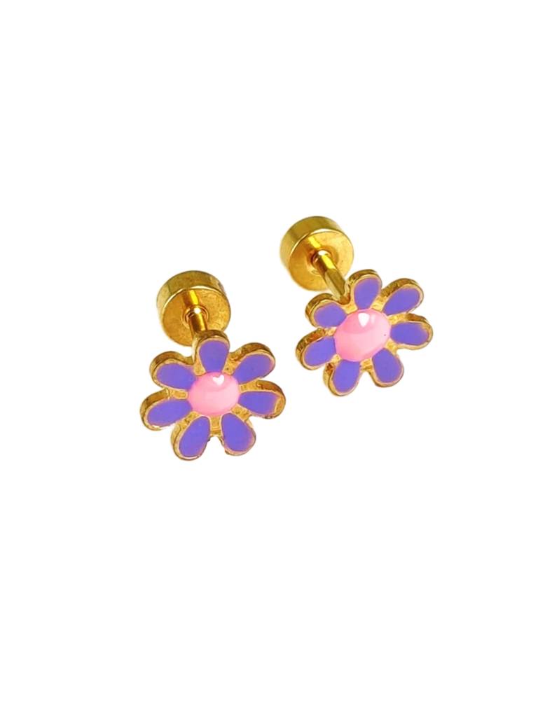 Daisy Second Piercing Studs : E-FL-4-P