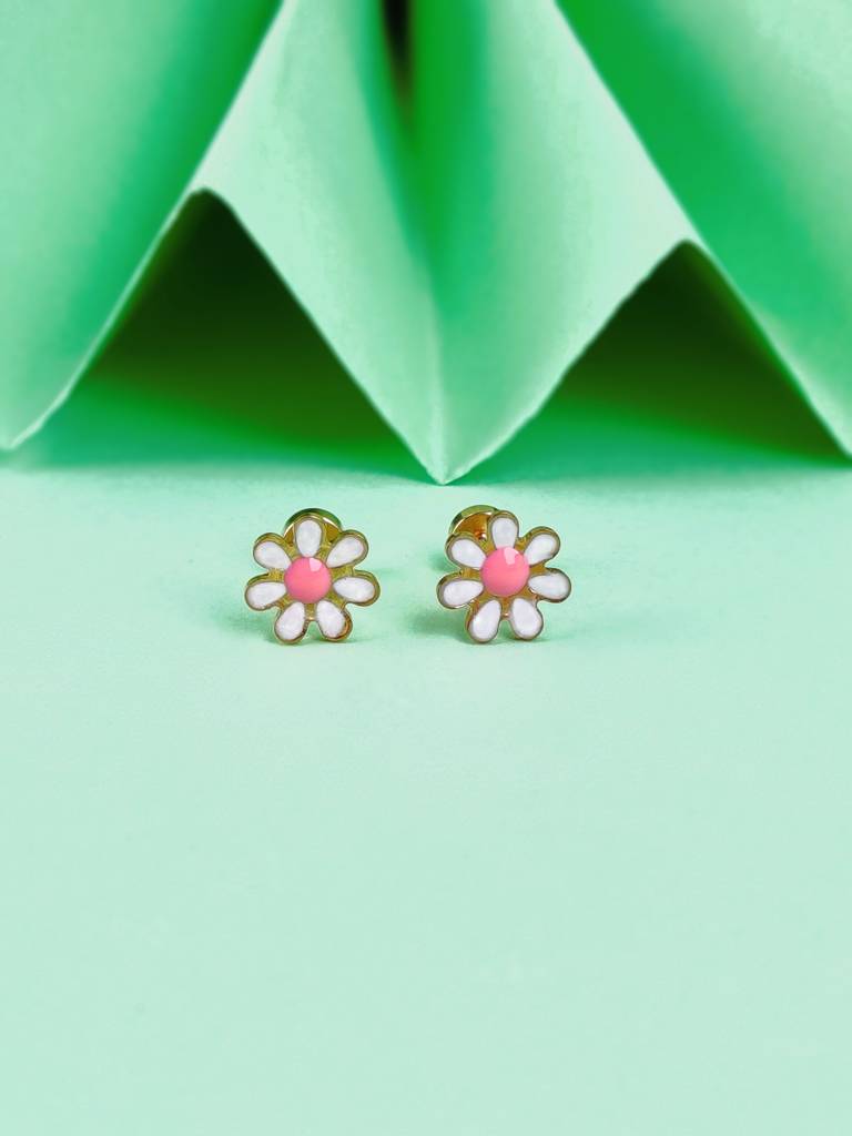 Daisy Second Piercing Studs : E-FL-4-W