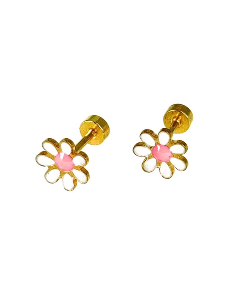 Daisy Second Piercing Studs : E-FL-4-W