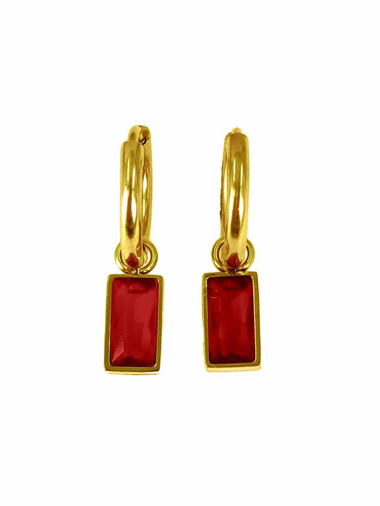 Macie Drop Hoops : E-HP-72-0