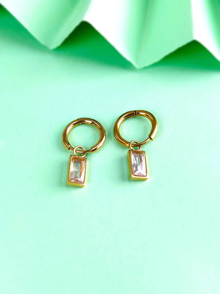 Macie Drop Hoops : E-HP-75-0