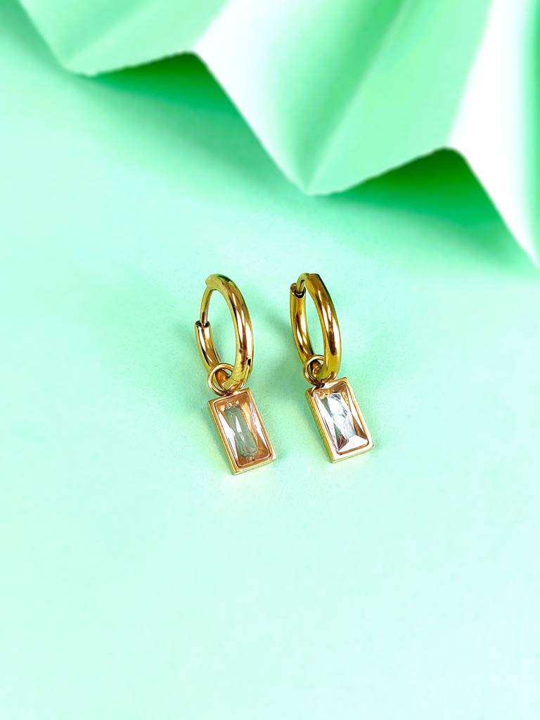 Macie Drop Hoops : E-HP-75-0