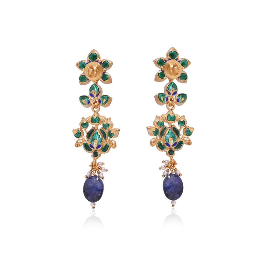 Midnight Meher Pendant Necklace : E-L-108