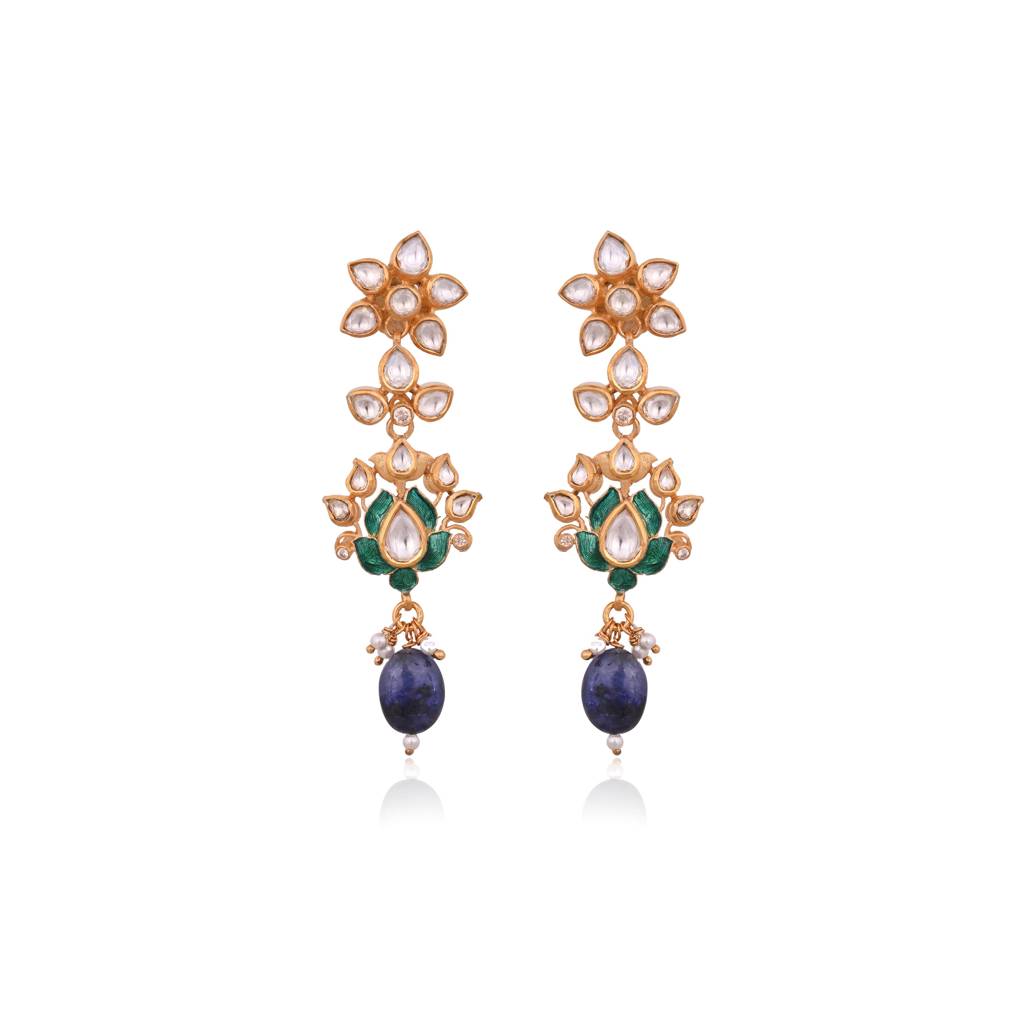 Midnight Meher Pendant Necklace : E-L-108