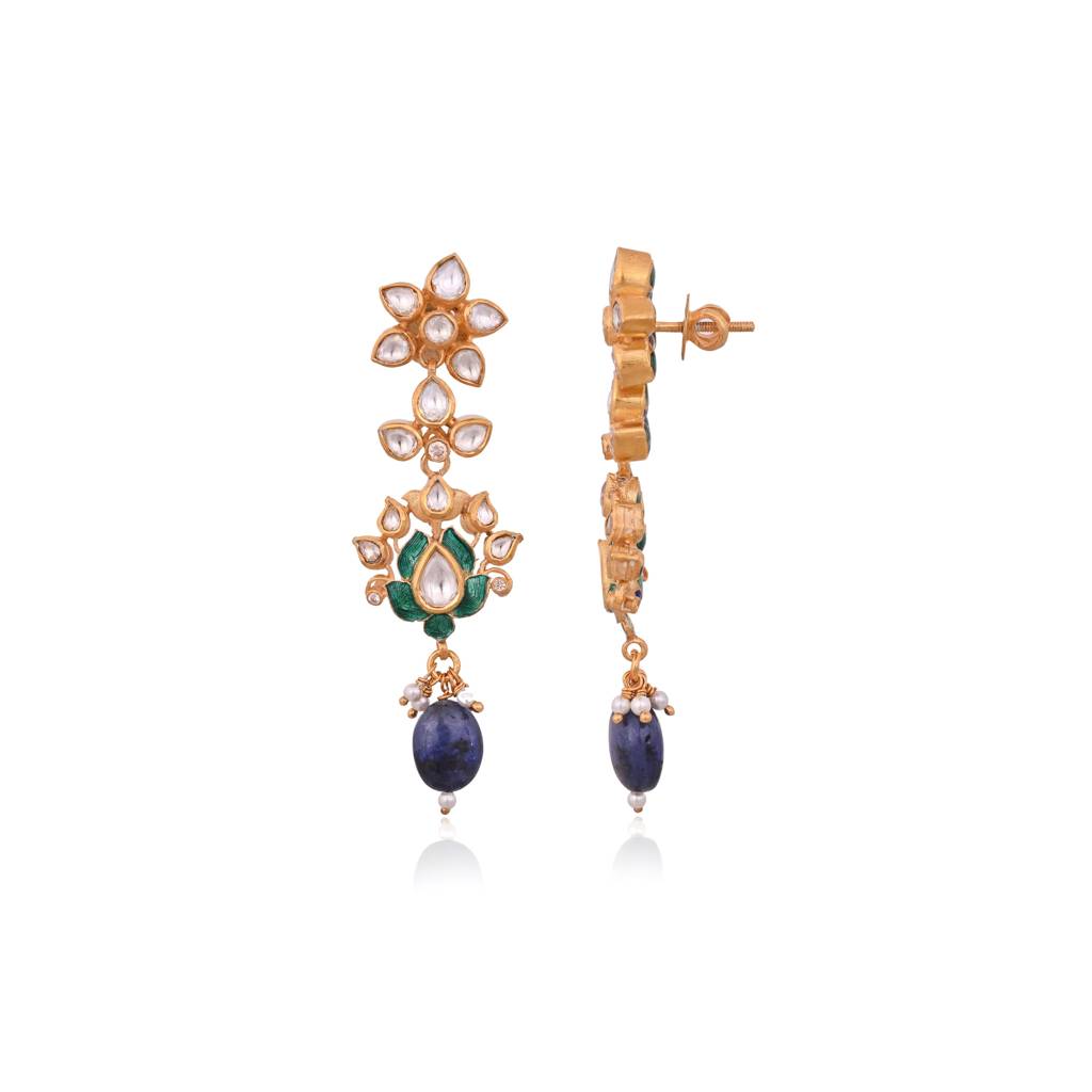 Midnight Meher Pendant Necklace : E-L-108