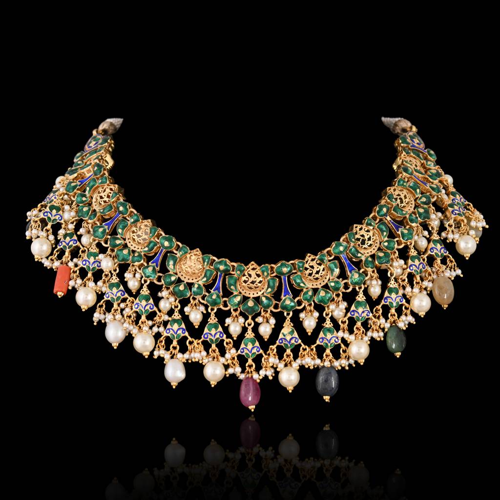 Navratna Mohar Haar Set : E-N-101