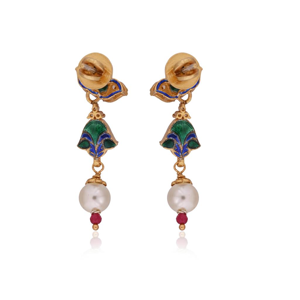 Gulzar Jharokha Pearl Set : E-N-111