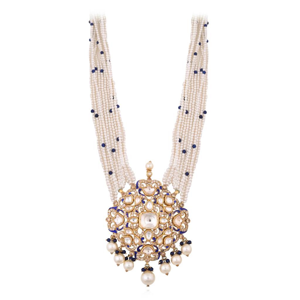 Tarangini Jadau Pendent Set With Real Meenakari : E-P-02