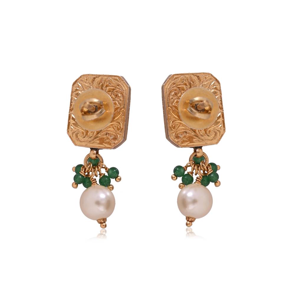 Navya Meenakari Pearl Pendant : E-P-123