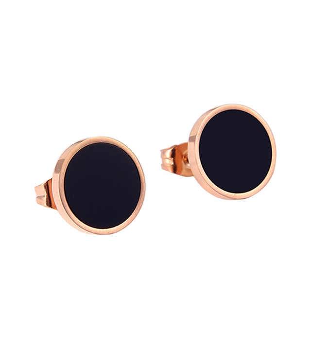 Emery Black Mini Studs : E-SD-6-0