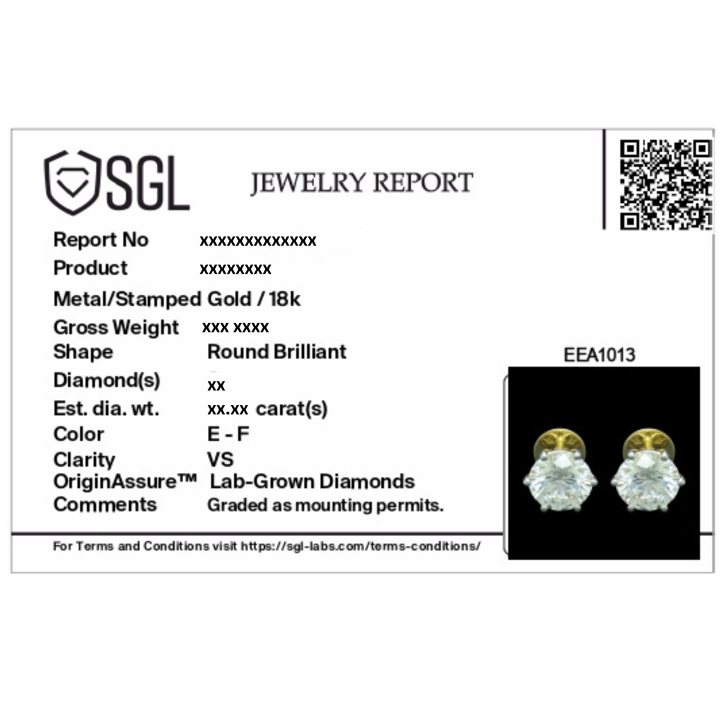 Flora Cluster Drop Lab Grown Diamond Gold Earrings : E00010SE1006_3_2E18WDEFVSL