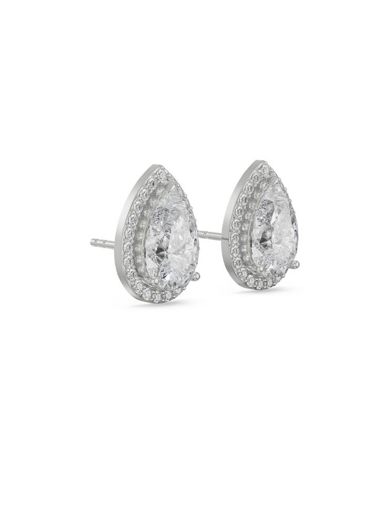 0.5 Ct Solitaire Pear Lab Grown Diamond Earrings : E1064