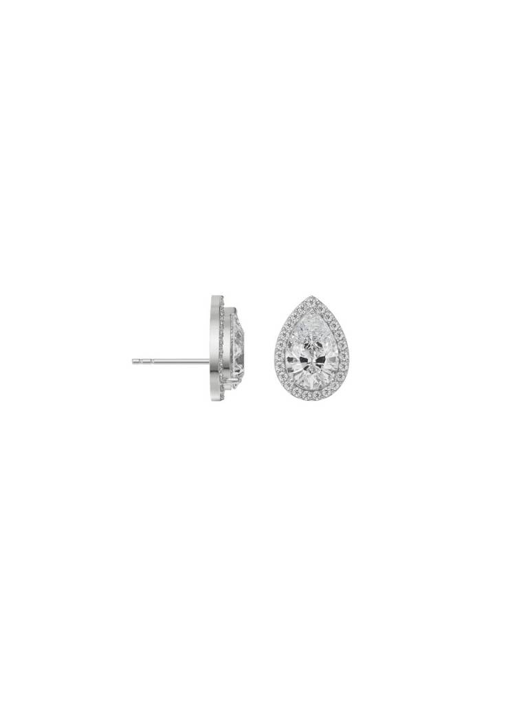 0.5 Ct Solitaire Pear Lab Grown Diamond Earrings : E1064