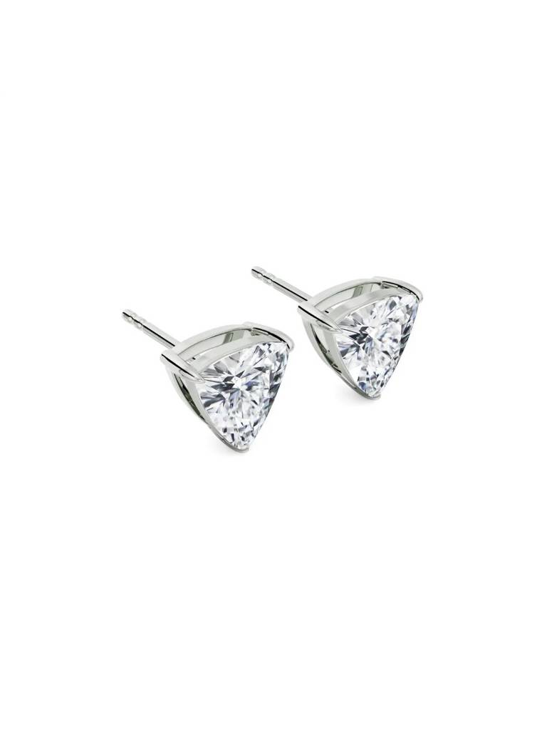 0.5 Ct Trillion Lab Grown Diamond Studs : E1067