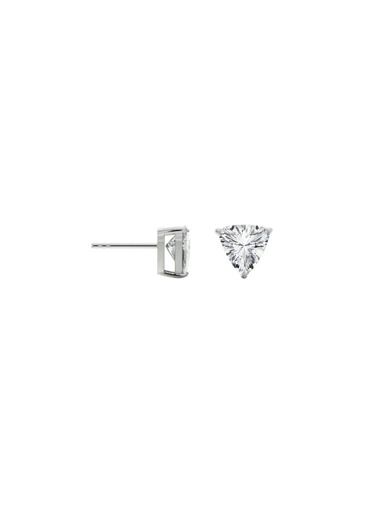 0.5 Ct Trillion Lab Grown Diamond Studs : E1067