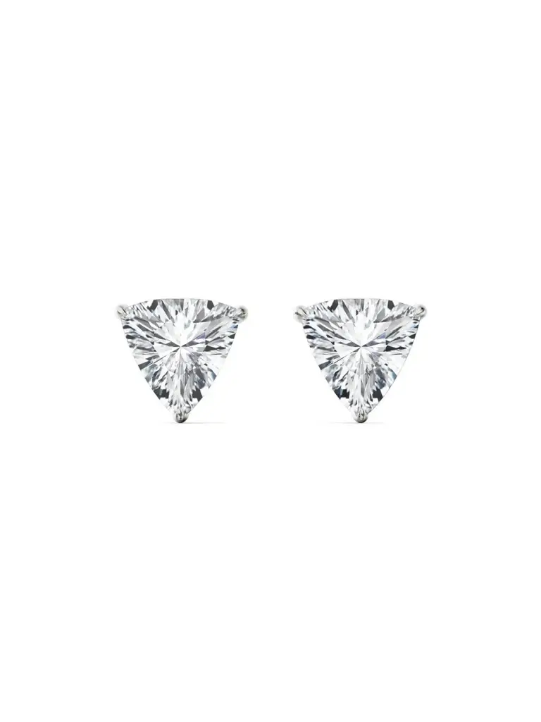 0.5 Ct Trillion Lab Grown Diamond Studs : E1067