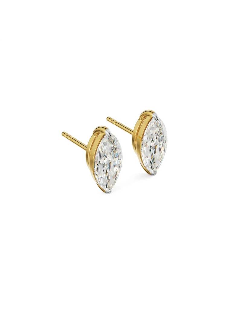 0.5 Ct Marquise Lab Grown Diamond Studs : E1070