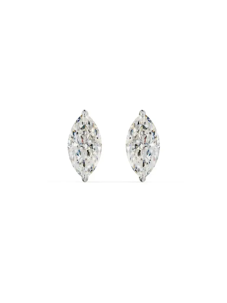 0.5 Ct Marquise Lab Grown Diamond Studs : E1070