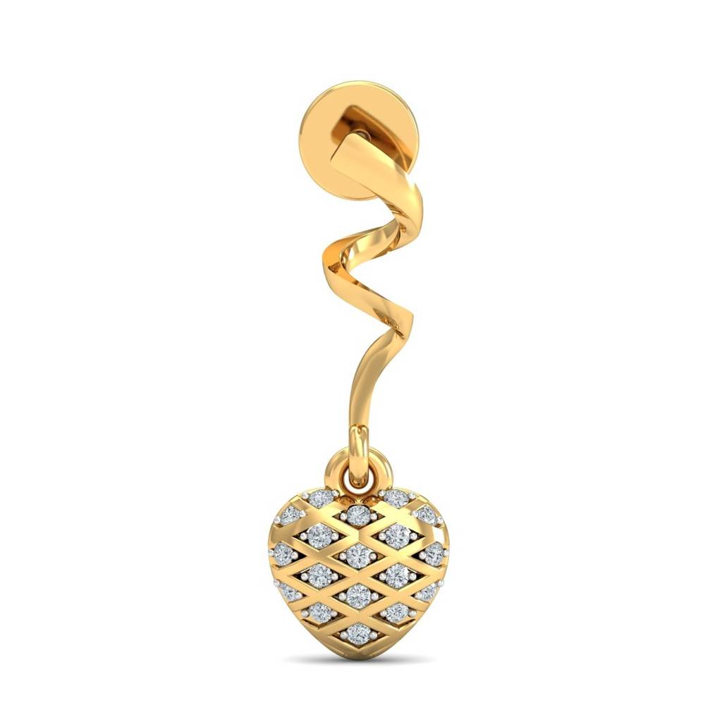 KuberBox 18K Yellow Gold Amor Ciego Earrings