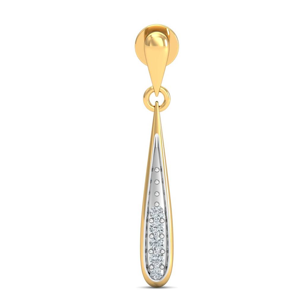 KuberBox 18K Yellow Gold Orina Grace Earrings