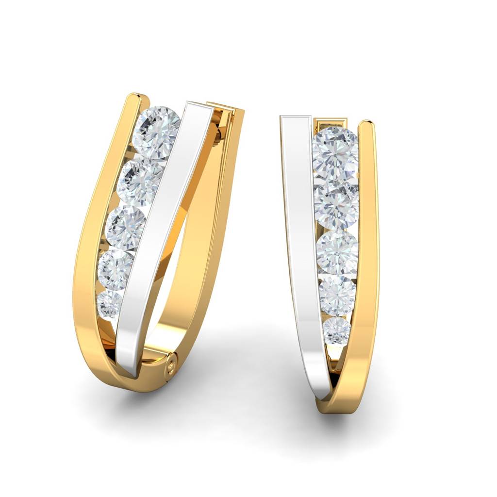 KuberBox 18K Yellow Gold Antonia Hoop Earrings