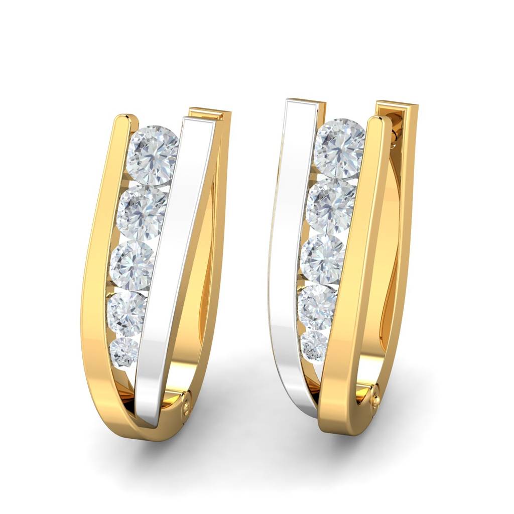 KuberBox 18K Yellow Gold Antonia Hoop Earrings