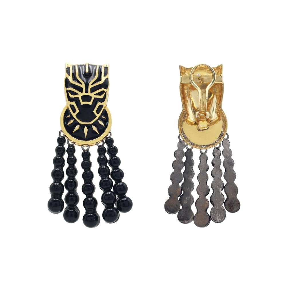 Black Panther Earrings : E2667